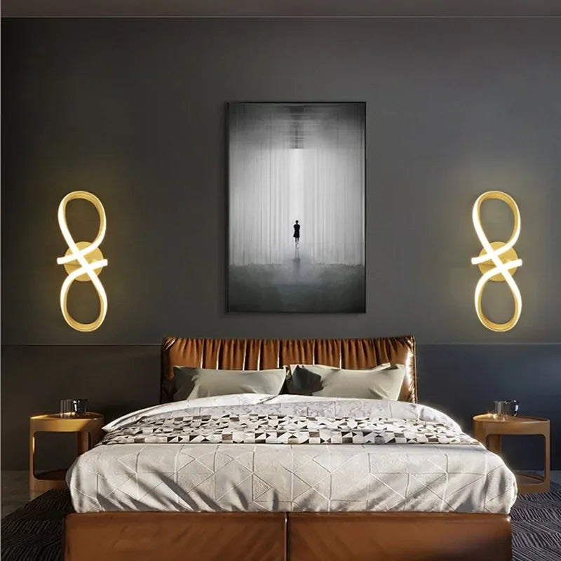 MinimalistGlow - Minimalistický nástenný LED svietnik