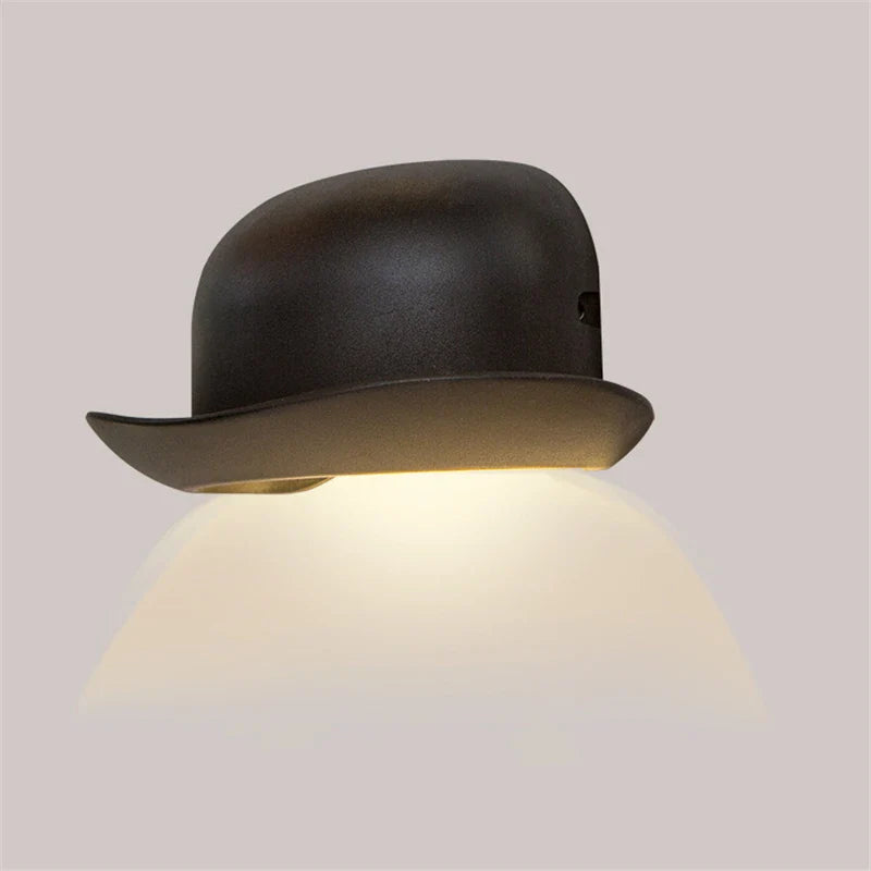 TimberShine - Nástenná lampa na klobúk
