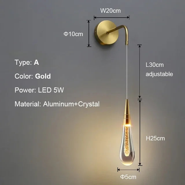 LuxePost - Nástenné svietidlá Post Crystals