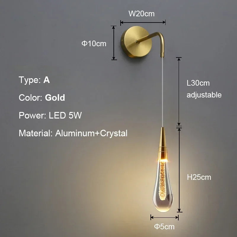 LuxePost - Nástenné svietidlá Post Crystals