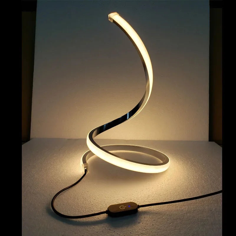 ScaledGlow - Stolné lampy s hadím odtieňom