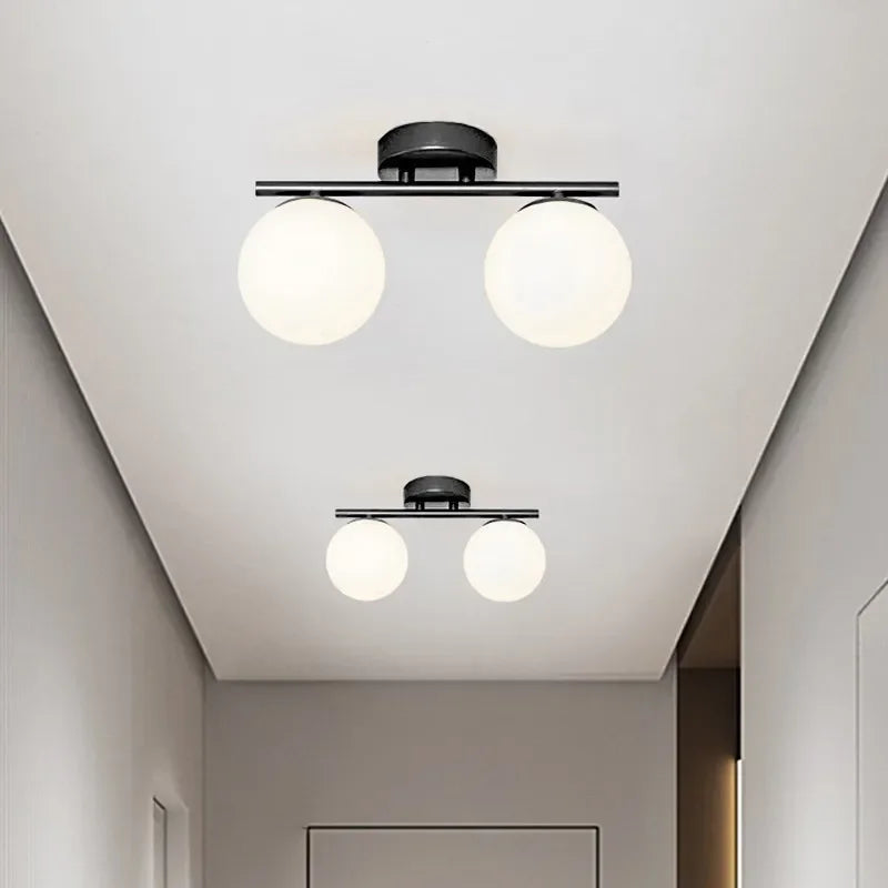 NordicOrb - Biela guľová lampa