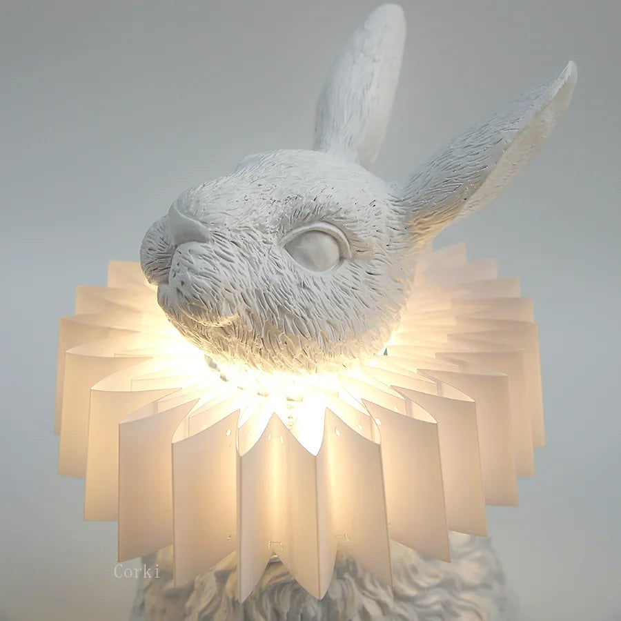 BunnyScarf - Svietidlá na králika z živice