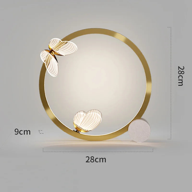 ButterflyGlow - Severská stolová lampa Led Butterfly