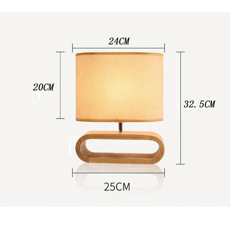 NordicWood - Stolová lampa zo severského dreva