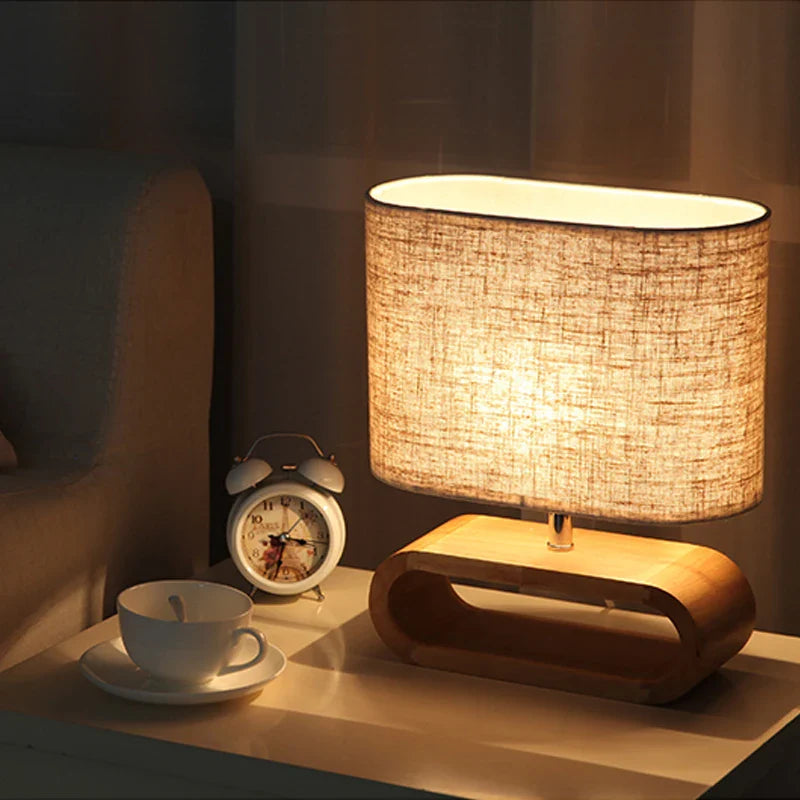 NordicWood - Stolová lampa zo severského dreva