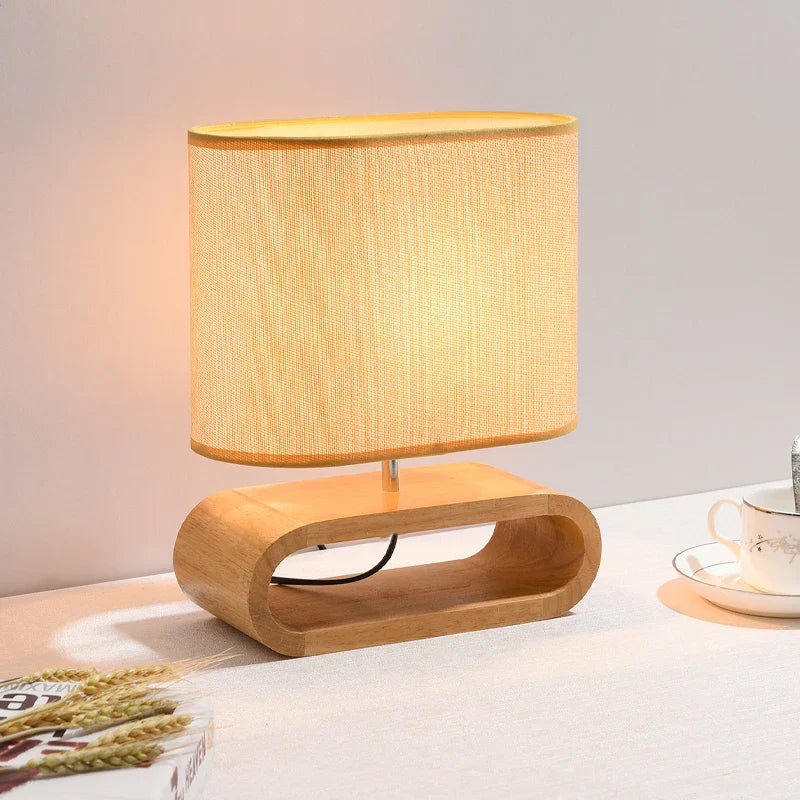 NordicWood - Stolová lampa zo severského dreva