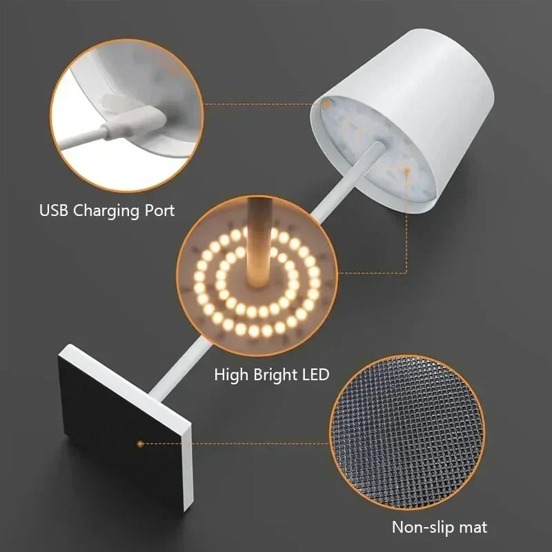 EnergyGlow - Nabíjateľná stolná lampa