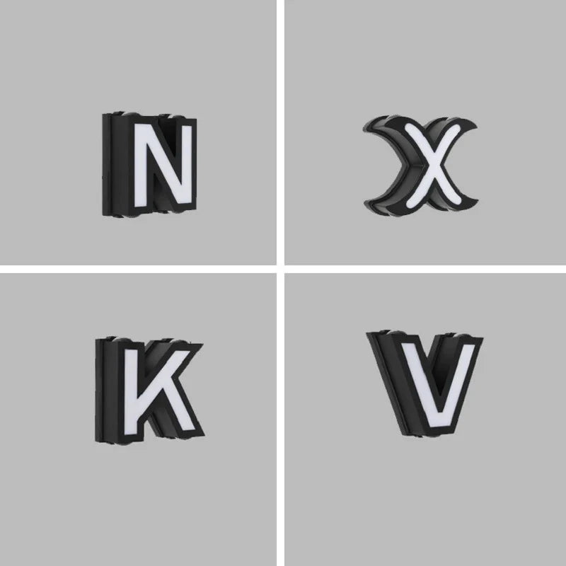 LetterGlow - Vonkajšie nástenné svietidlo s písmenami