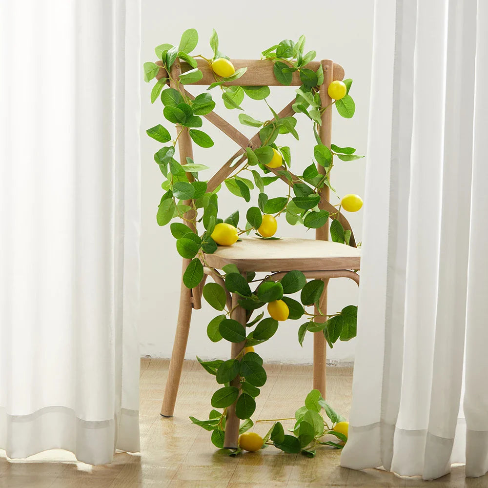 GoldenCitrus - umelý citrónový veniec