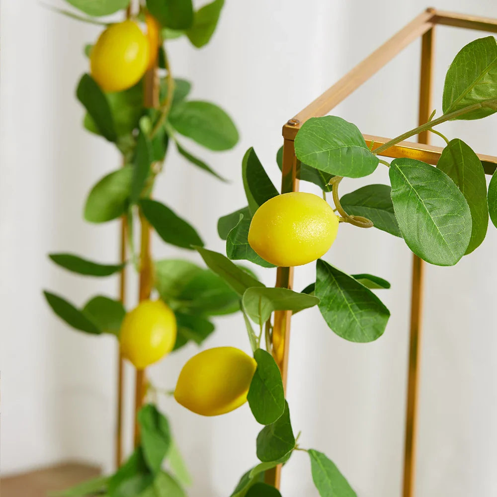 GoldenCitrus - umelý citrónový veniec