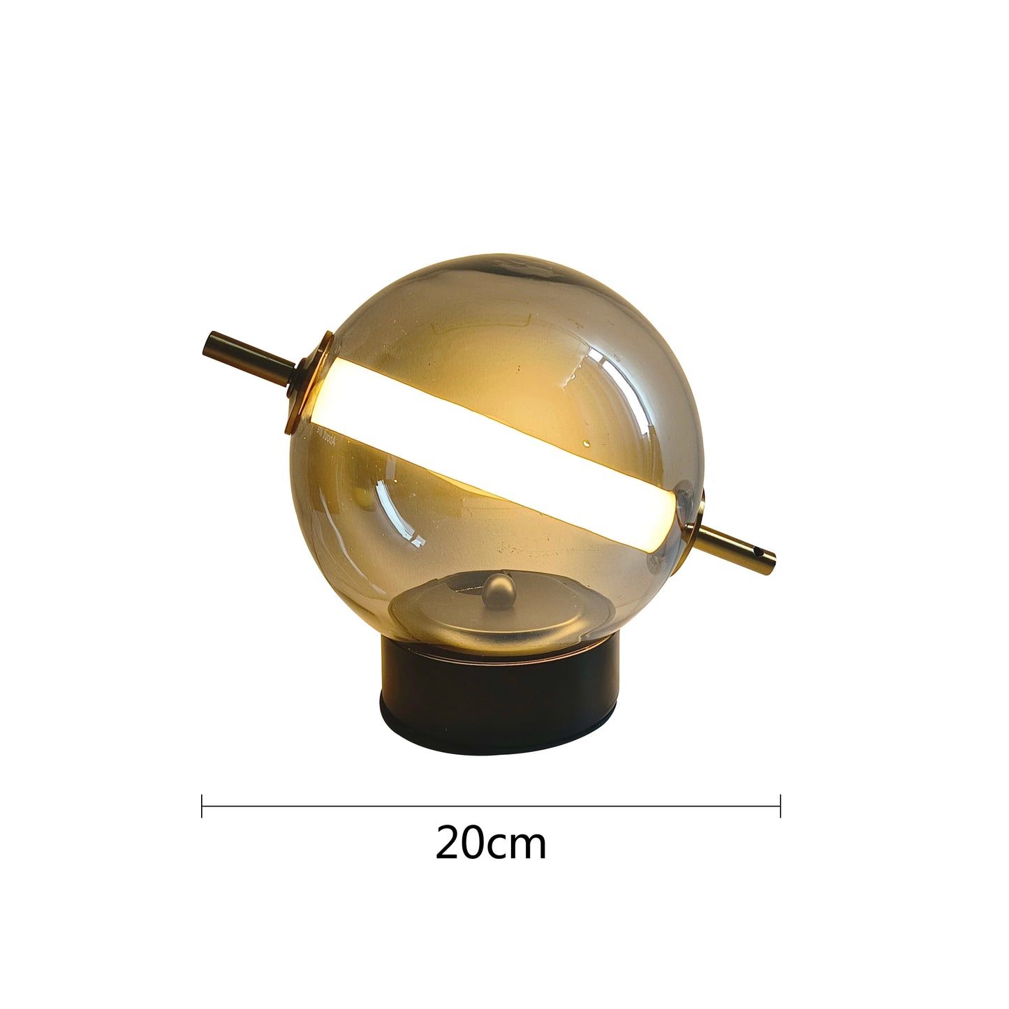 RadiantRevival - Retro sklenená stolová lampa