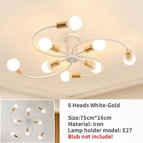 VentChandelier - Železný ventilátorový luster