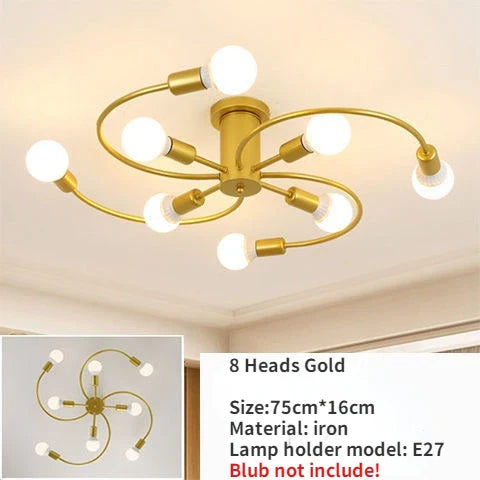 VentChandelier - Železný ventilátorový luster