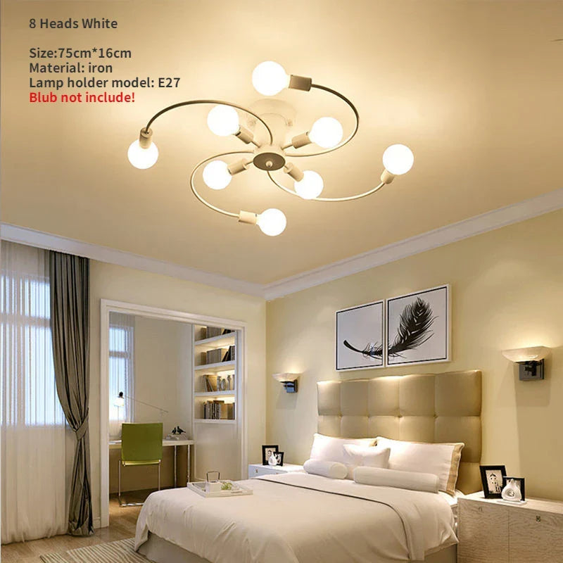 VentChandelier - Železný ventilátorový luster