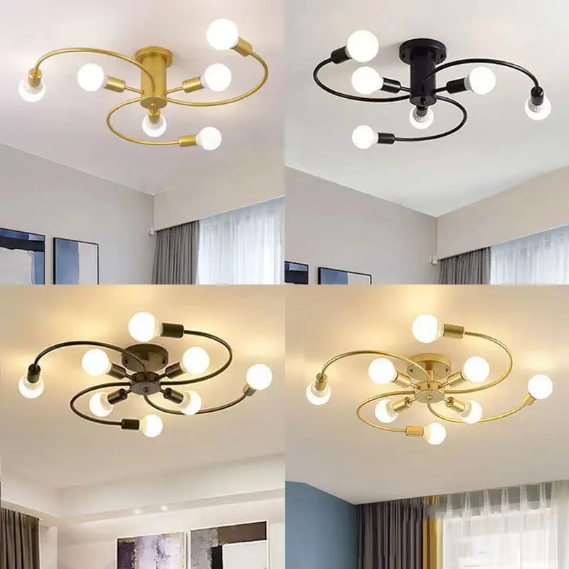 VentChandelier - Železný ventilátorový luster