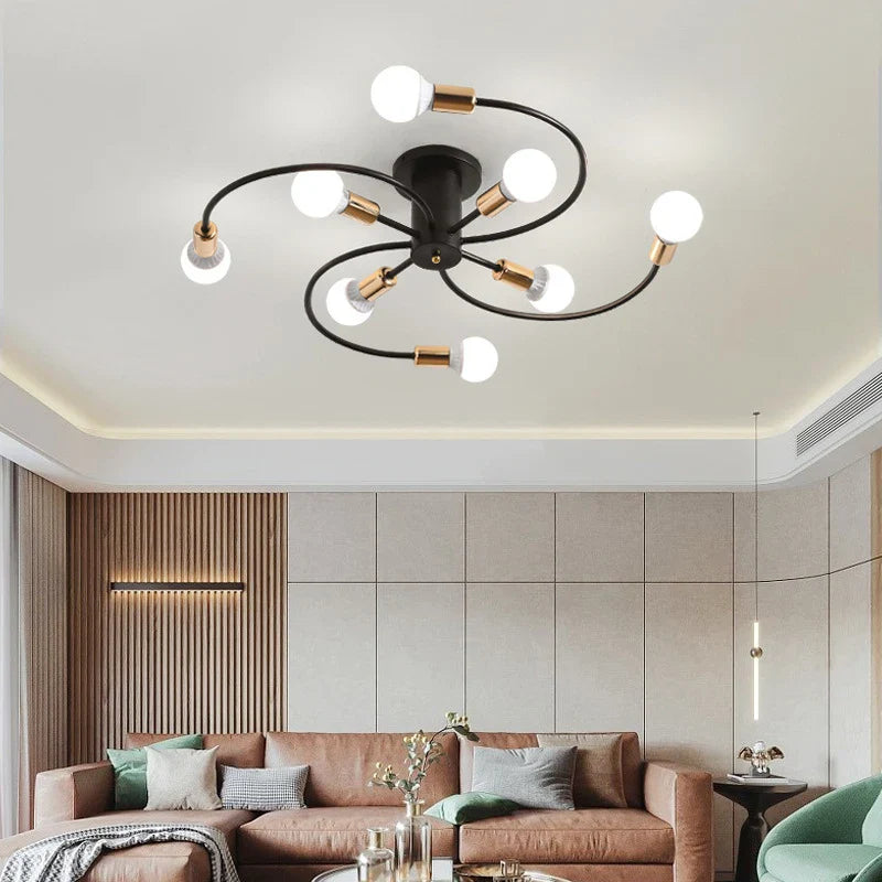 VentChandelier - Železný ventilátorový luster