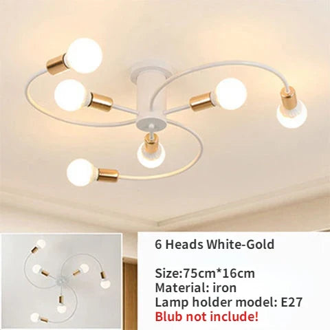 VentChandelier - Železný ventilátorový luster