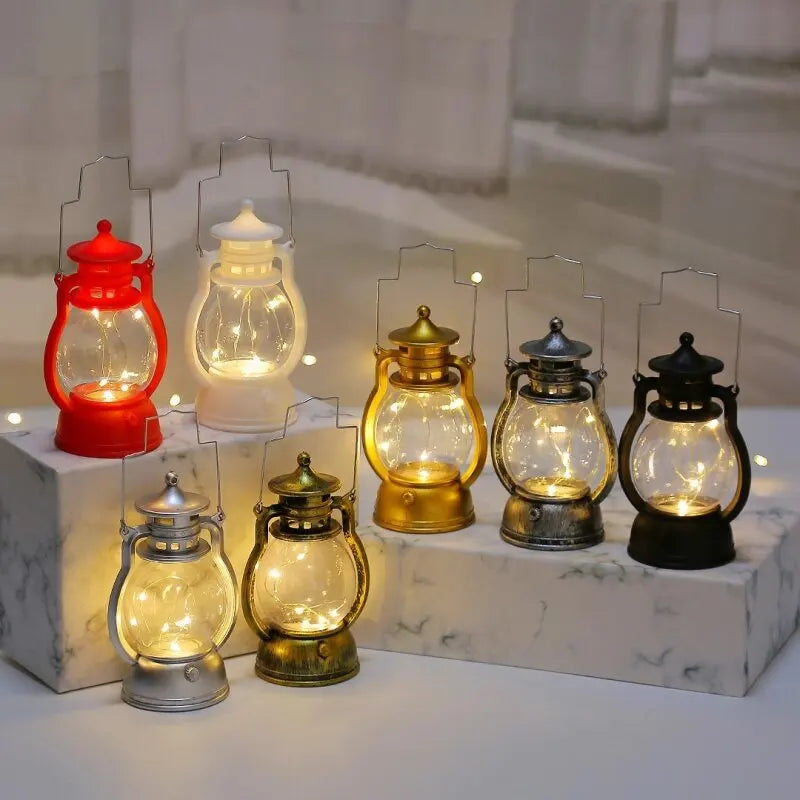AntiqueAura | Závesný lampáš na batérie