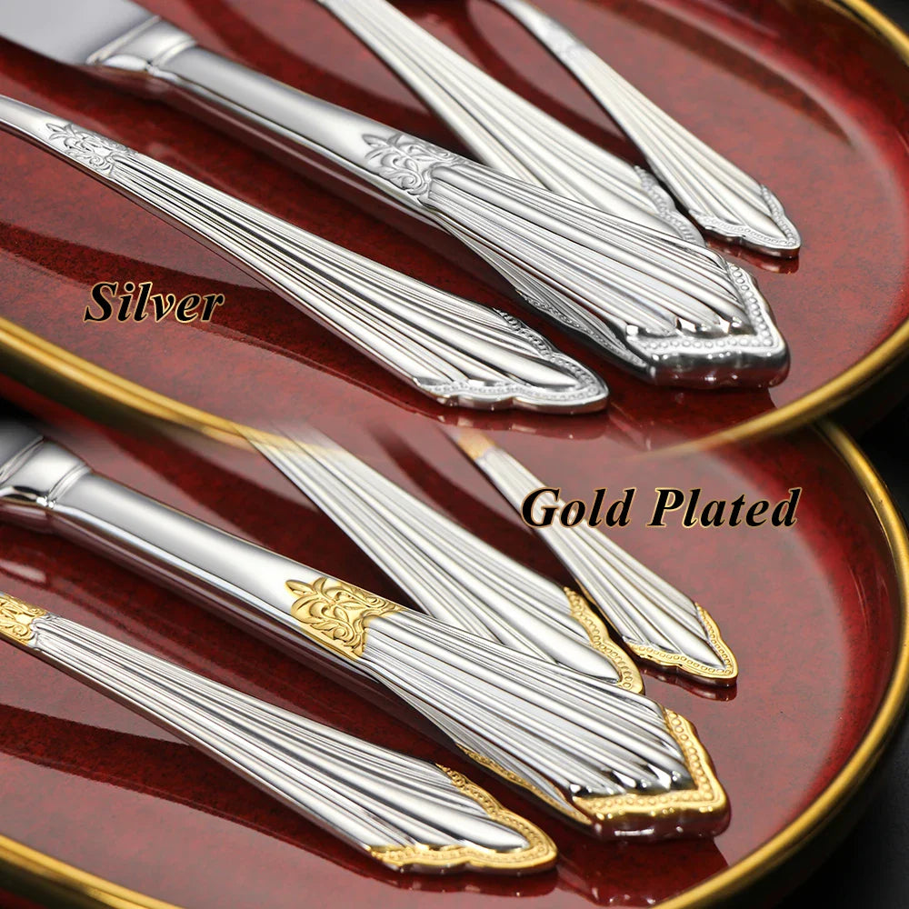 LuxCutlery | Pozlátené strieborné príbory