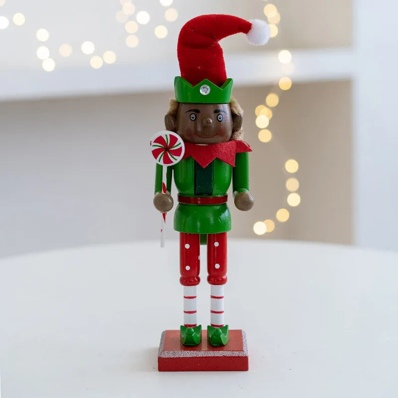 TinySentinel | Elf Nutcracker Soldier Drevené ozdoby