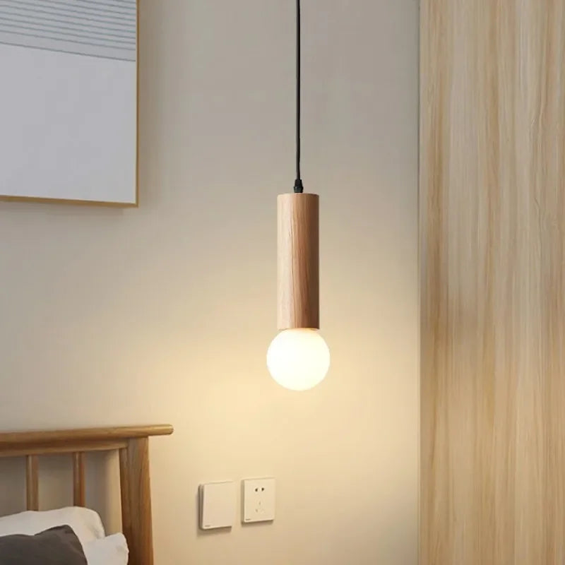 NatureGloss | Minimalistická závesná lampa z prírodného dreva