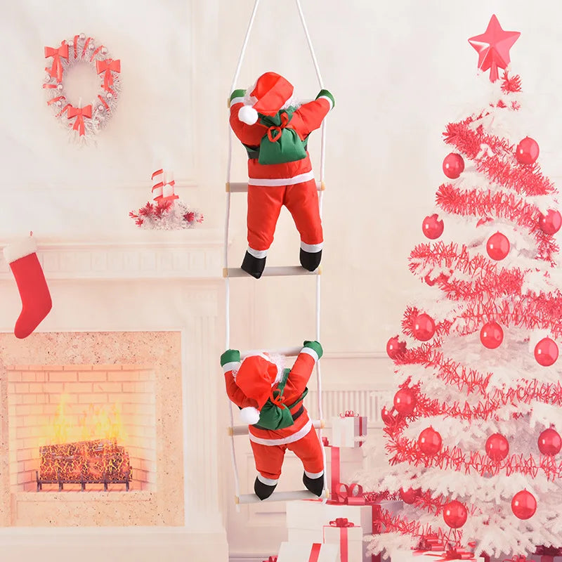SantaClaus | Šplhanie Santa Claus vianočný stromček dekorácie