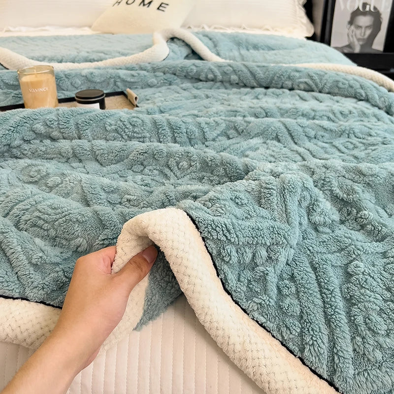 LambCozy | Hrubá zimná deka z jahňacej vlny