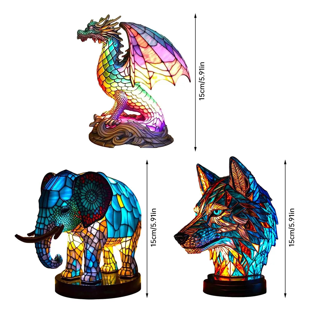 AnimalLustre | Zvieracia vitrážová lampa