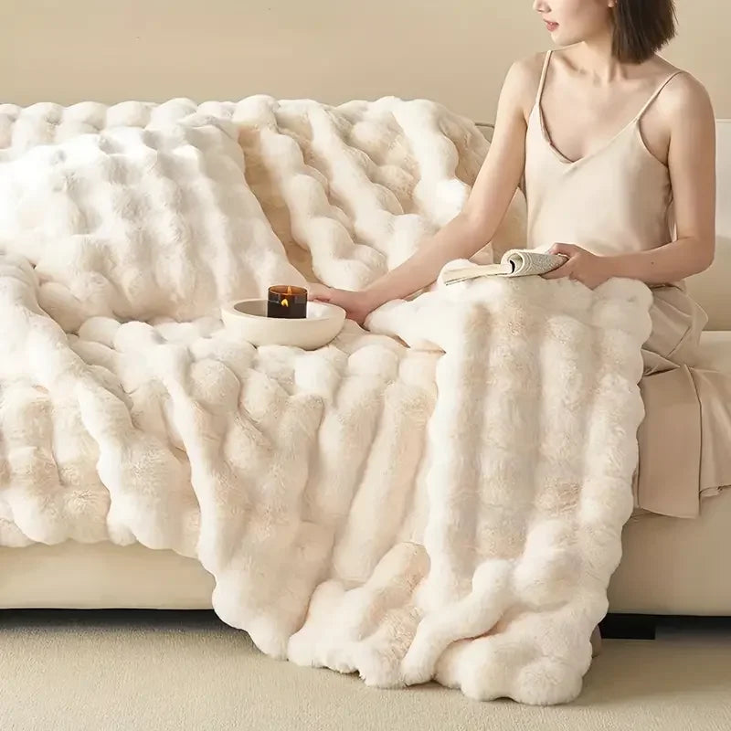PlushCozy | Zimná deka z umelej kožušiny