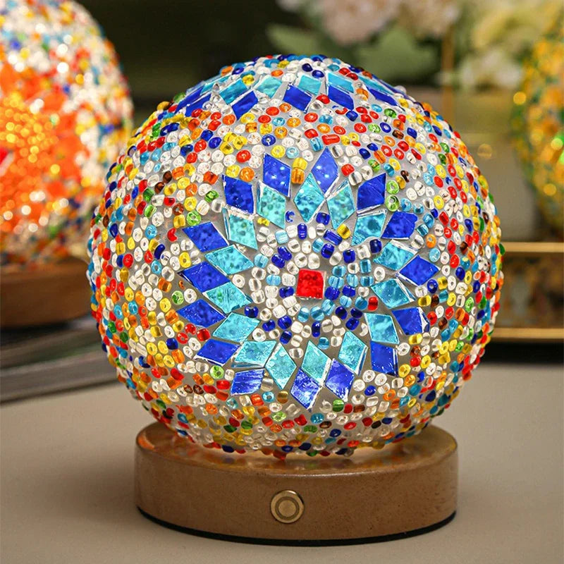 BohemianGleam | Stolná LED lampa