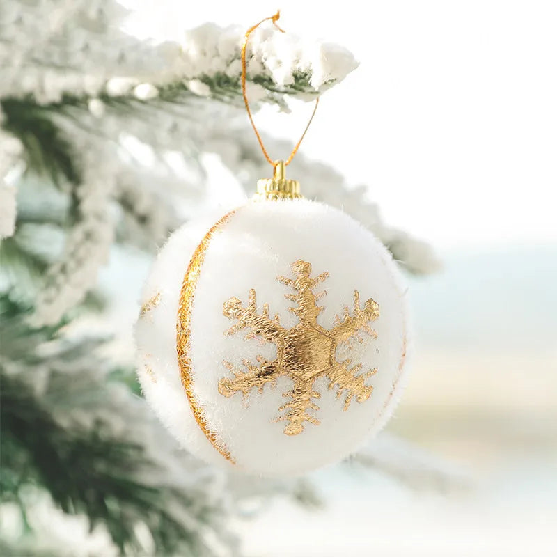 WhiteChristmas | Biele penové vianočné ozdoby
