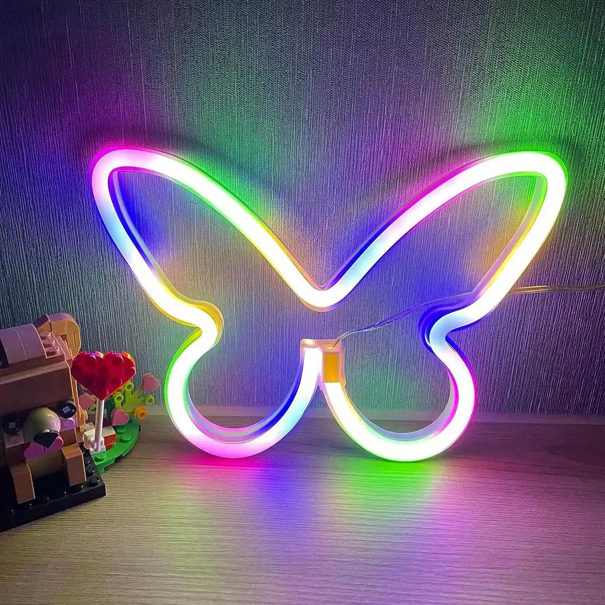 NeonWings | Neónové svetlo motýľa