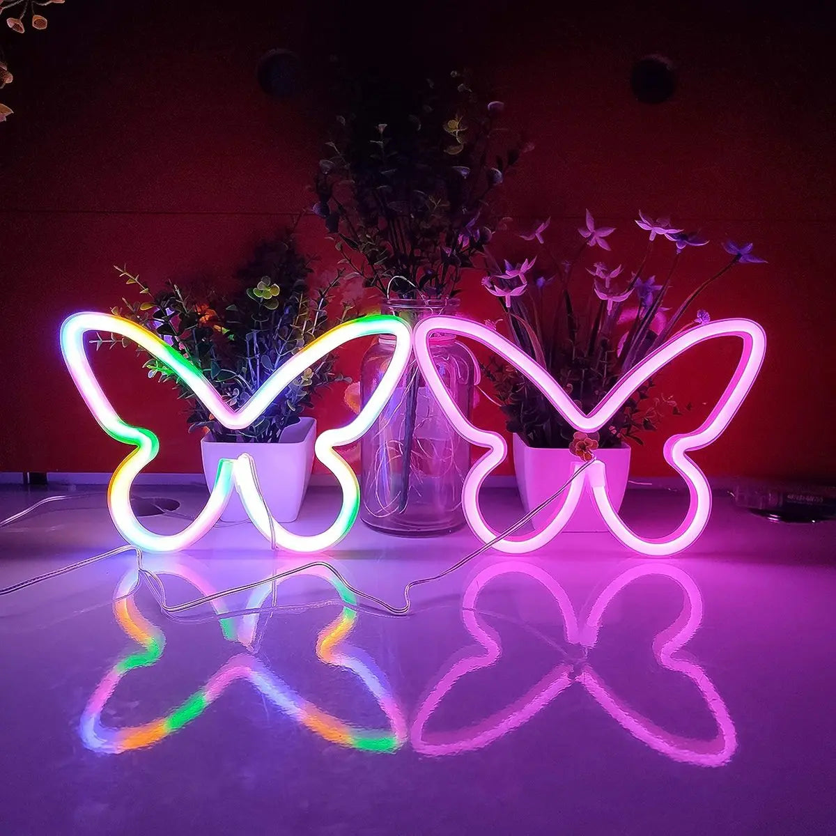 NeonWings | Neónové svetlo motýľa