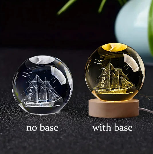 OrbIllume | 3D Planet Crystal Light