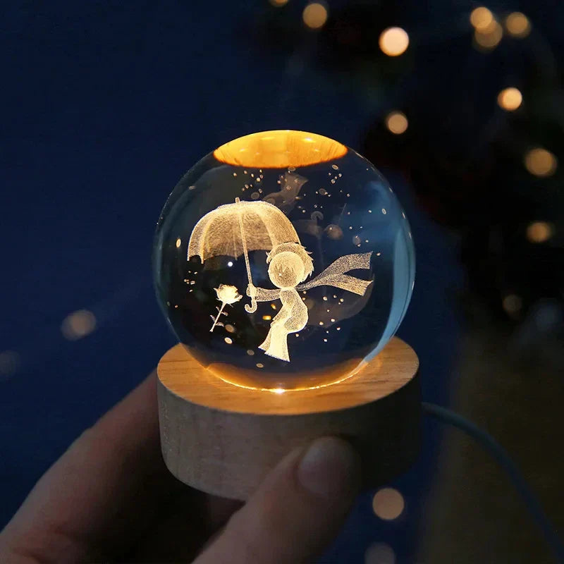 OrbIllume | 3D Planet Crystal Light