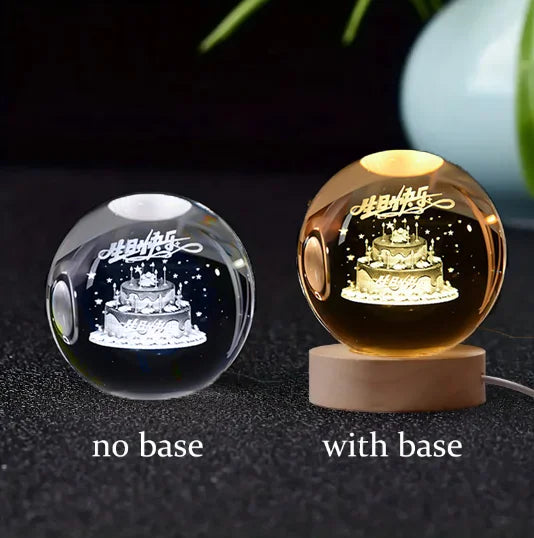 OrbIllume | 3D Planet Crystal Light