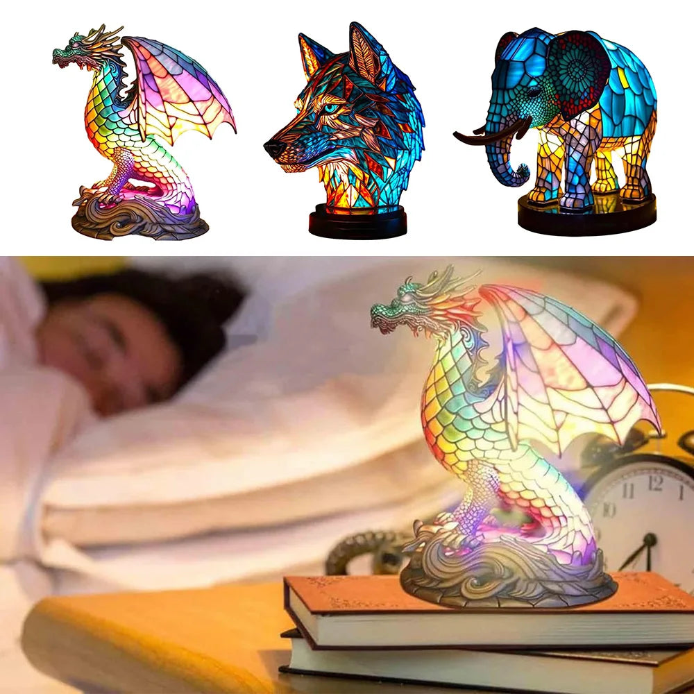 AnimalLustre | Zvieracia vitrážová lampa