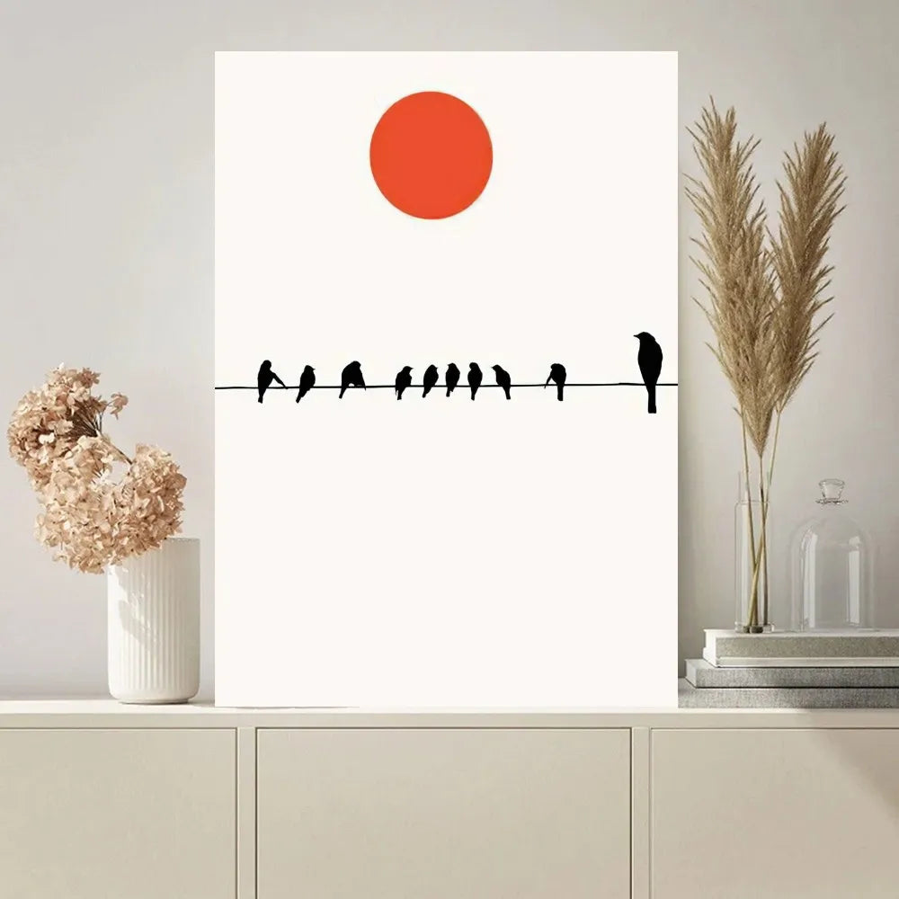 MoonLines | Minimalistické umenie na plátne