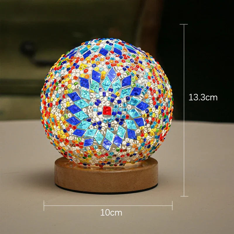 BohemianGleam | Stolná LED lampa