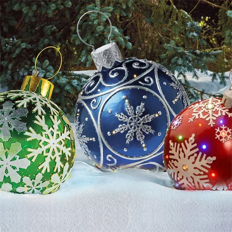 OutdoorOrnament | Obrovská nafukovacia PVC vianočná ozdoba