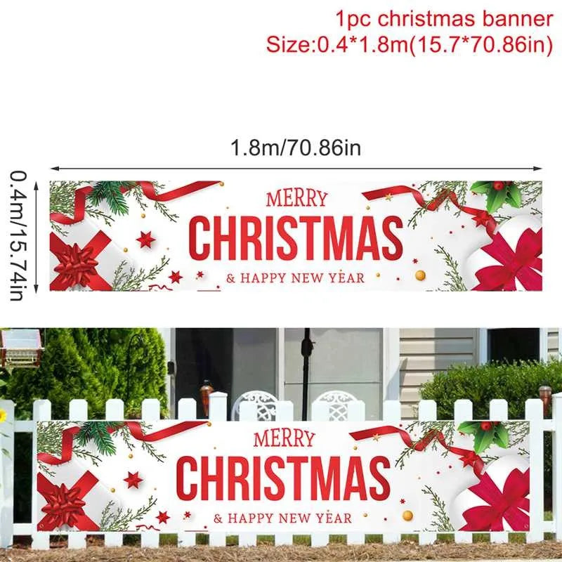 BannerGreetings | Vianočná vonkajšia vlajka Banner