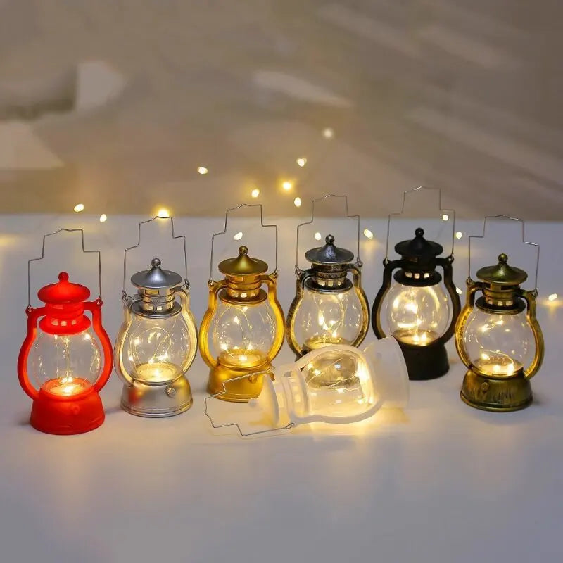 AntiqueAura | Závesný lampáš na batérie