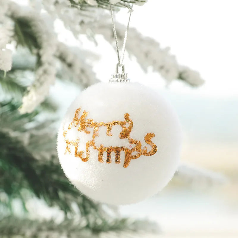 WhiteChristmas | Biele penové vianočné ozdoby