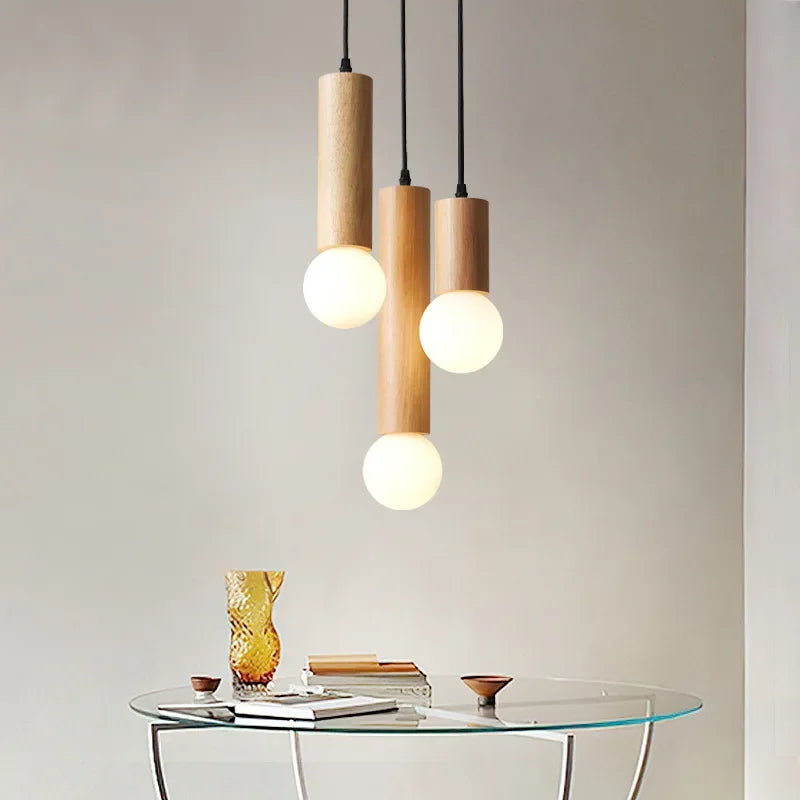 NatureGloss | Minimalistická závesná lampa z prírodného dreva