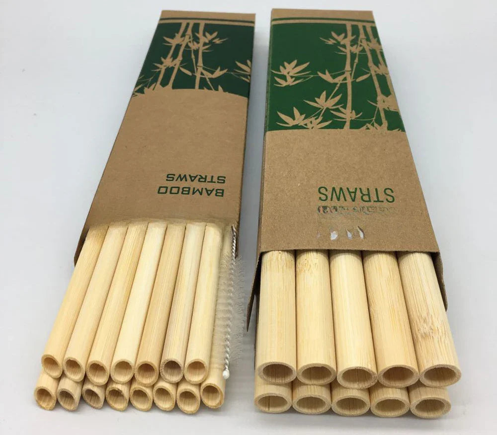 BambooCheers | Sada prírodných bambusových slamiek s ekologickou čistiacou kefkou