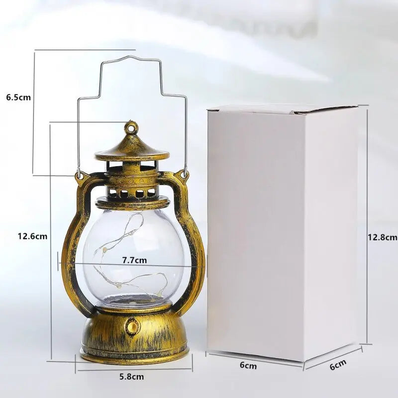 AntiqueAura | Závesný lampáš na batérie