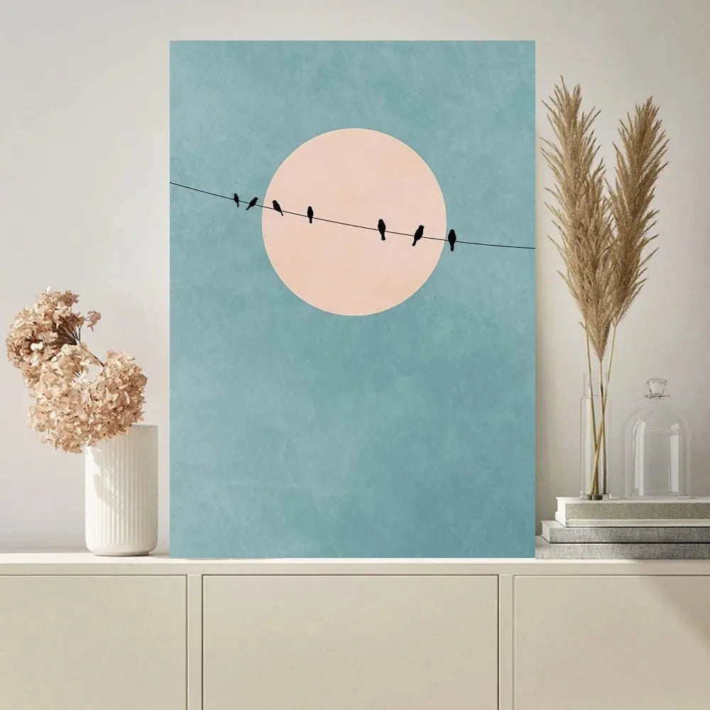 MoonLines | Minimalistické umenie na plátne