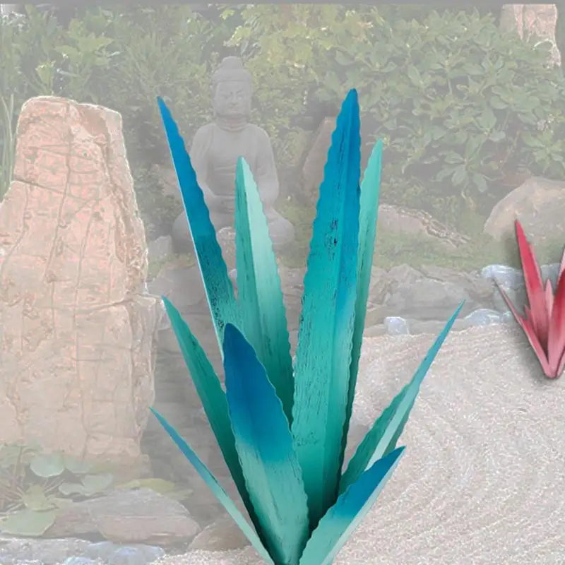 AgaveArt | Kovová socha rastliny Agave