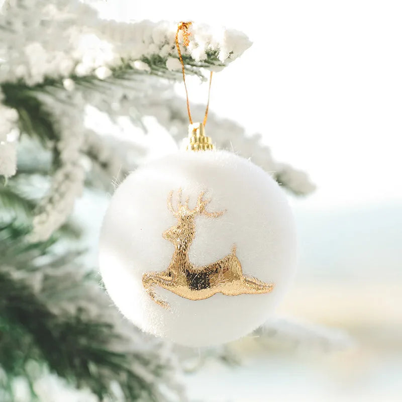 WhiteChristmas | Biele penové vianočné ozdoby